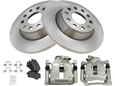 For 2009-2016 Volkswagen CC Brake Pad Rotor and Caliper Set Rear 33726HGMS 2010