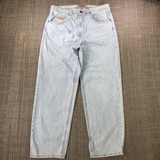 Empyre Relax Jeans Men 33 34x29 Light Relax Loose Fit Skater Baggy Y2k Hip Hop