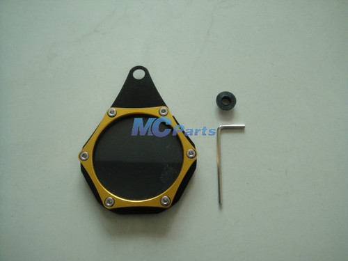 Motorcycle Tax Disc Holder Reuseable Alloy Hexagon Motorbike Scooter Racing G - Imagen 1 de 2