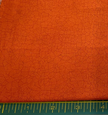 CRACKLE- ORANGE BY KATHY SCHMITZ FOR MODA- 1/2 YARD