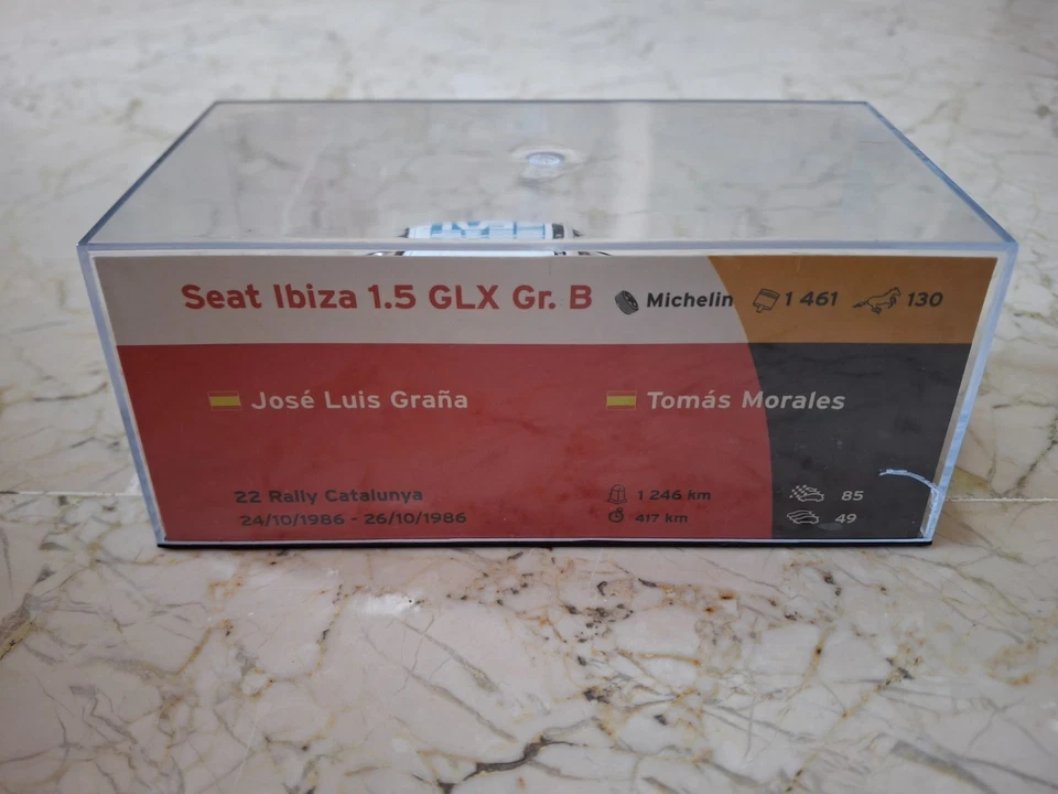 Seat Ibiza 1.5 GLX Gr. B Rally Cataluña 1986 1/43 Altaya - Imagen 3 de 3