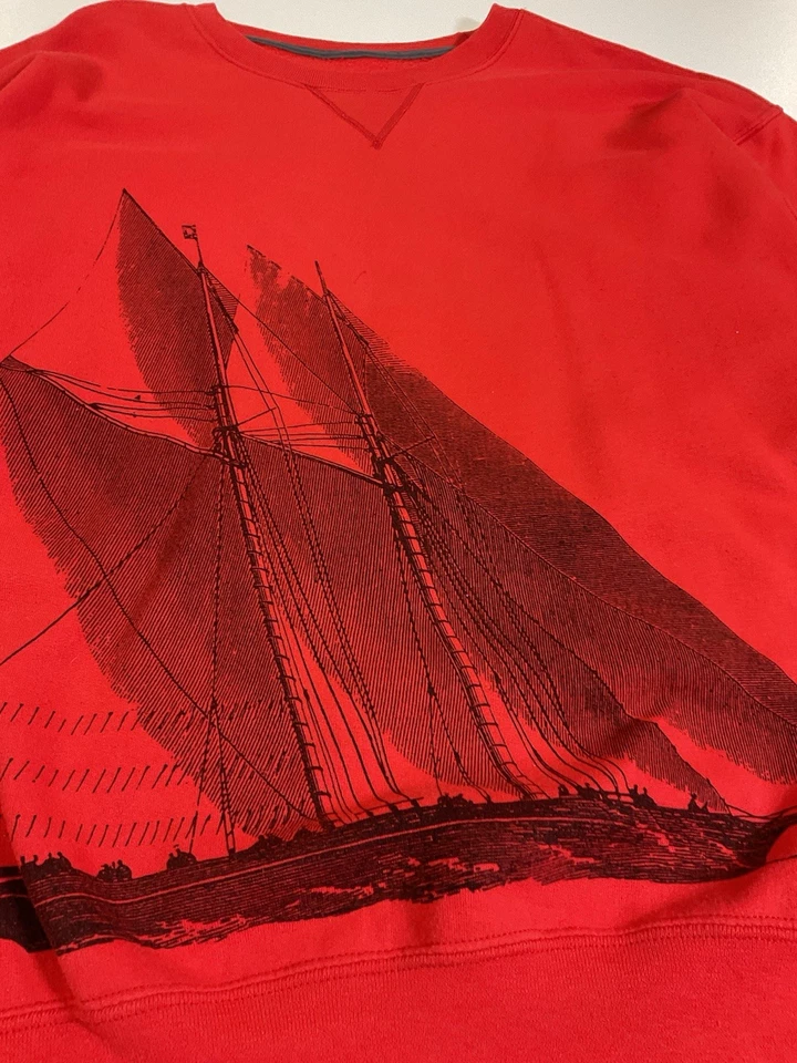 Sudadera De Colección Y2K Marushka Velero Talla XL Arte Michigan Náutica Preppy Foto 2 de 4