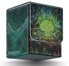 Card Deck Box for MTG Card Storage Box Holds 100 Plus Single Sleeved Cards