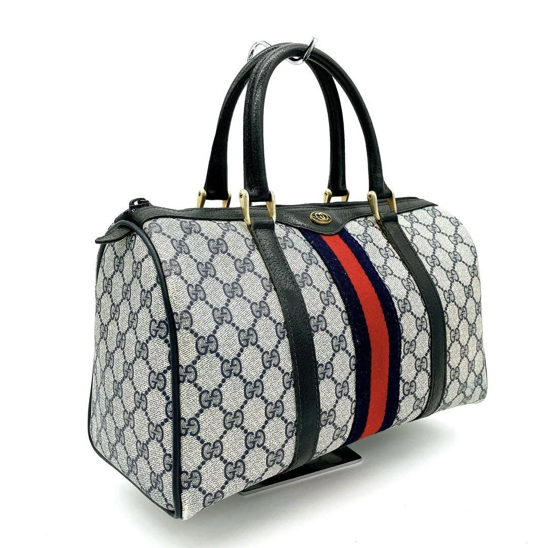 Rare mini sac Boston couleur GUCCI GG Supreme Sherry Line