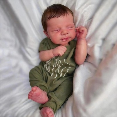 Reborn Baby Doll 18 Inch Full Body Silicone Realistic Handmade