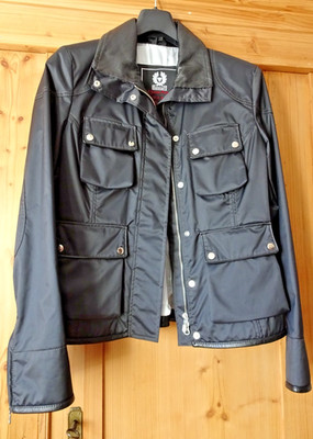 Belstaff Jacke Damen 46 (IT) Dt. 38, schwarz gebr, nur 1X getragen, Gold label