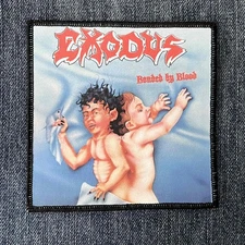 Exodus Bonded By Blood Sublimated Printed Sew-on Patch | Thrash Metal Band Logo