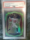 2020 Select Tom Brady Green Die-cut PSA 10 Gem Mint