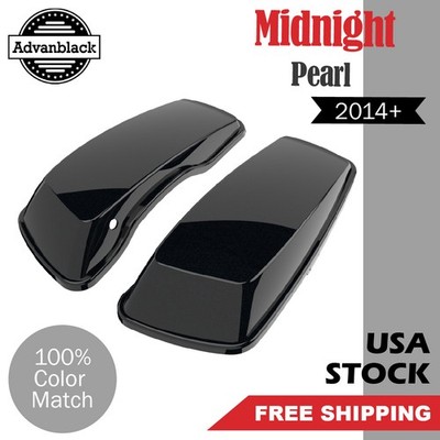 Advanblack Midnight Pearl Normal Stretched Saddlebag Lids Fits