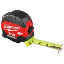 Milwaukee Tool 48-22-1435E 35Ft Stud Tape Measure With Engineer's Scale
