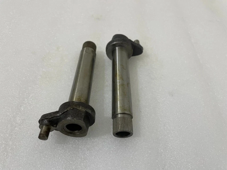 2X Footrest Shaft 1940-62 BSA B31 B33 M33 A10 A7 M20 M21 Rigid Plunger Splined - Image 4 of 4