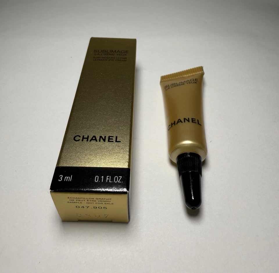Crema de ojos CHANEL Sublimage La Creme Yeux 3 ml 0,1 oz * 2, auténtica nueva envío gratuito Foto 3 de 3