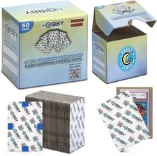 50 Pack Graded Trading Card Shipping Protector by , 4" X 6" with Rounded Corners