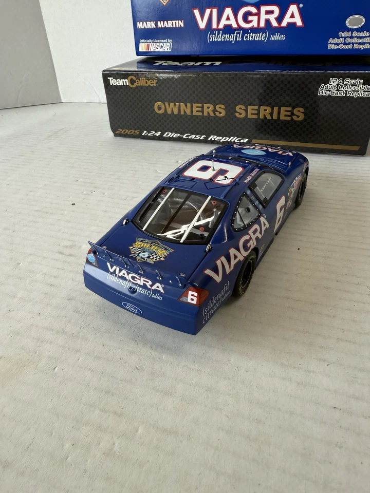 РЕДКАЯ МАРК МАРТИН 2005 VIAGRA СИНИЙ 1/24 КОМАНДЫ КАЛИБРА ВЛАДЕЛЬЦА ЛИТОЙ FORD TAURUS - Изображение 4 из 4