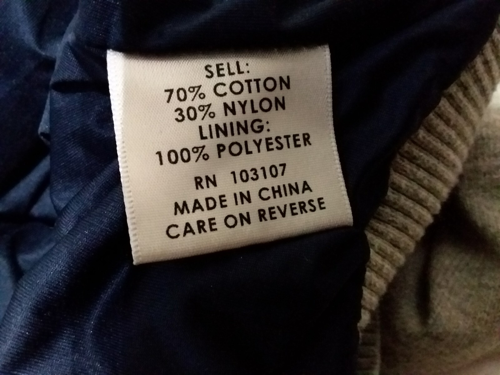 Glen Echo Golf Gray Pullover Lined Sweater Men's … - image 5