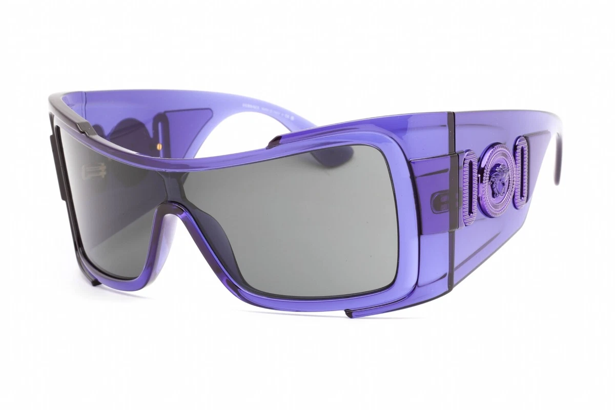 Versace store purple glasses