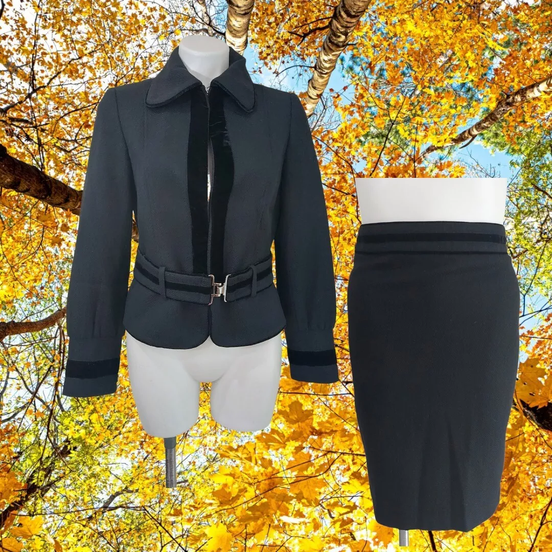 Short black pencil skirt cheap suit