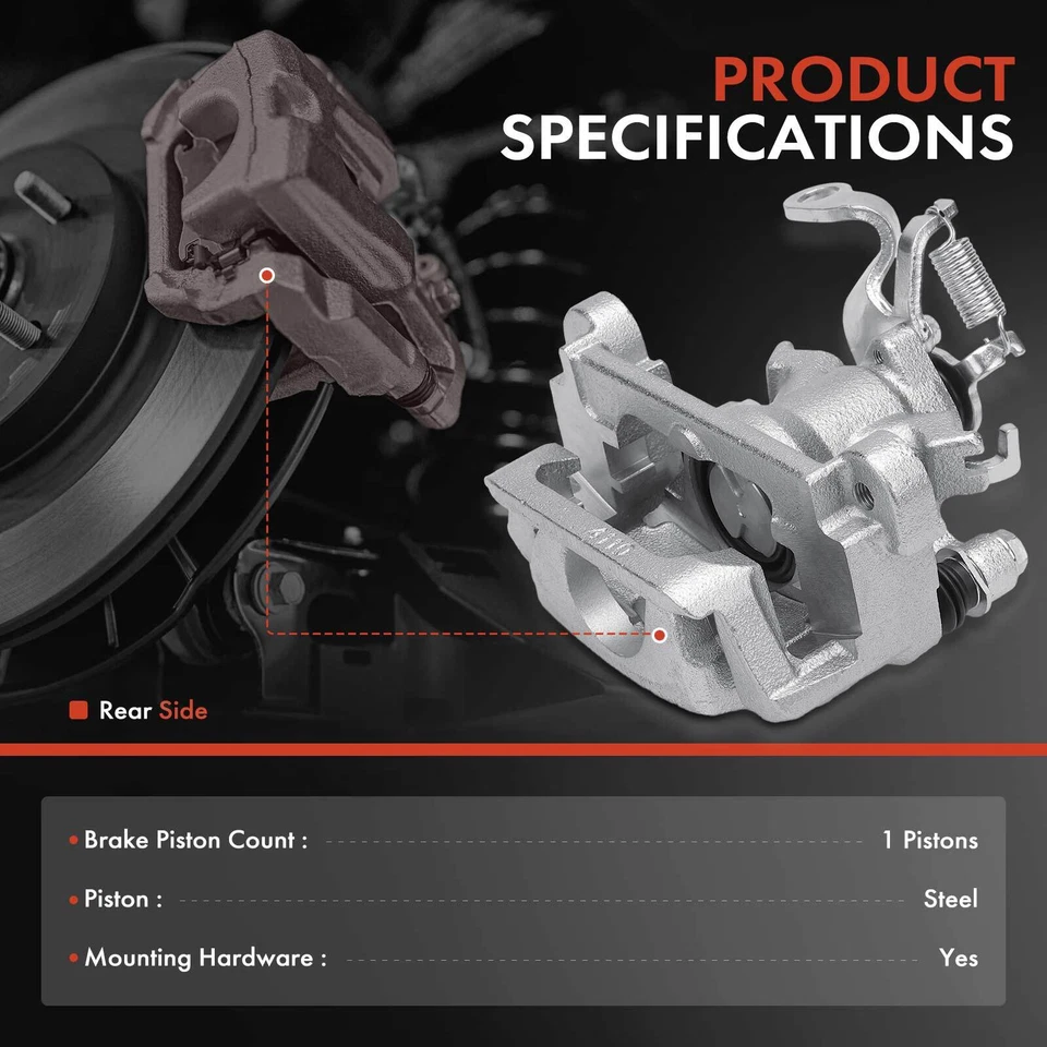 Pinza de freno trasera derecha y derecha con soporte para Mitsubishi Outlander Sport 2013-2018 Foto 2 de 4