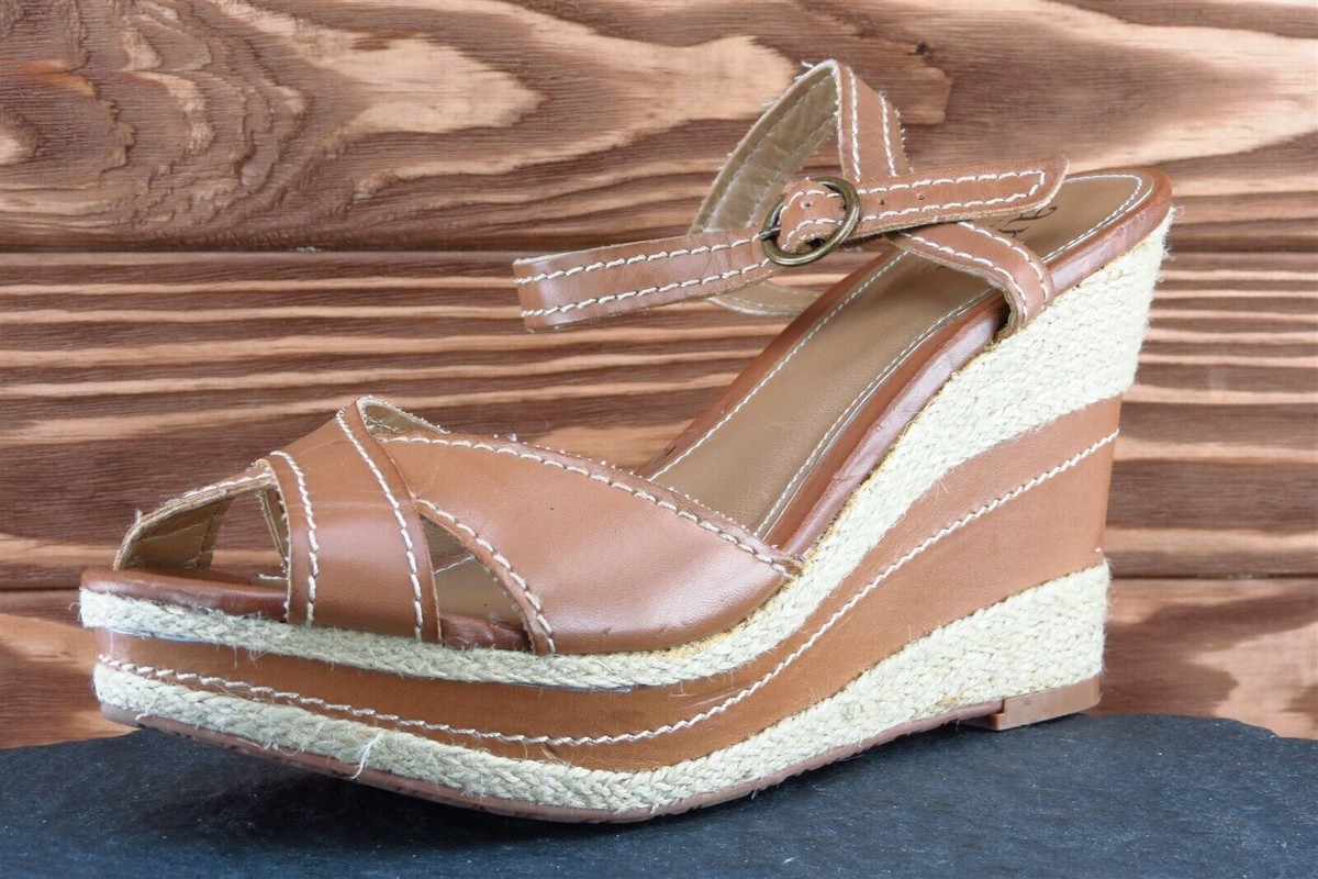 a.n.a. Women Sz 9 M Brown Platform Synthetic Shoes 0236118 | eBay