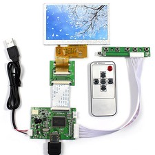 HD LCD Controller Board 4.3" 480X272 AT043TN24 LCD With Remote Control