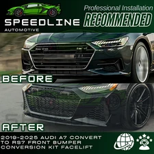 2020-2025 Audi A7 Convert to RS7 Style Front Bumper Conversion Kit Facelift NEW