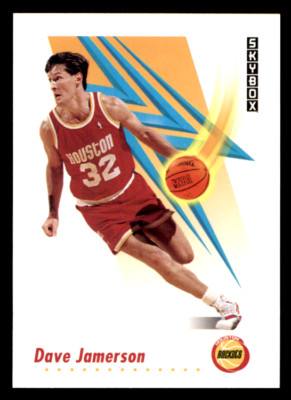 1991 SkyBox Dave Jamerson    RC #102 Houston Rockets