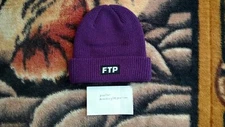 FTP Logo Beanie Purple BRAND NEW 100% AUTHENTIC Bear Fuct DC Pro Club PBR Fredo 