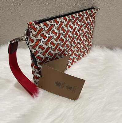 BURBERRYのポーチ NEW Burberry Monogram Zip Pouch Retail $640 | eBay