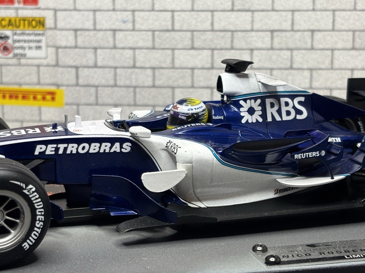 1:18 *BOXED* HOT WHEELS F1 Formula 1 2006 WILLIAMS FW28 Nico