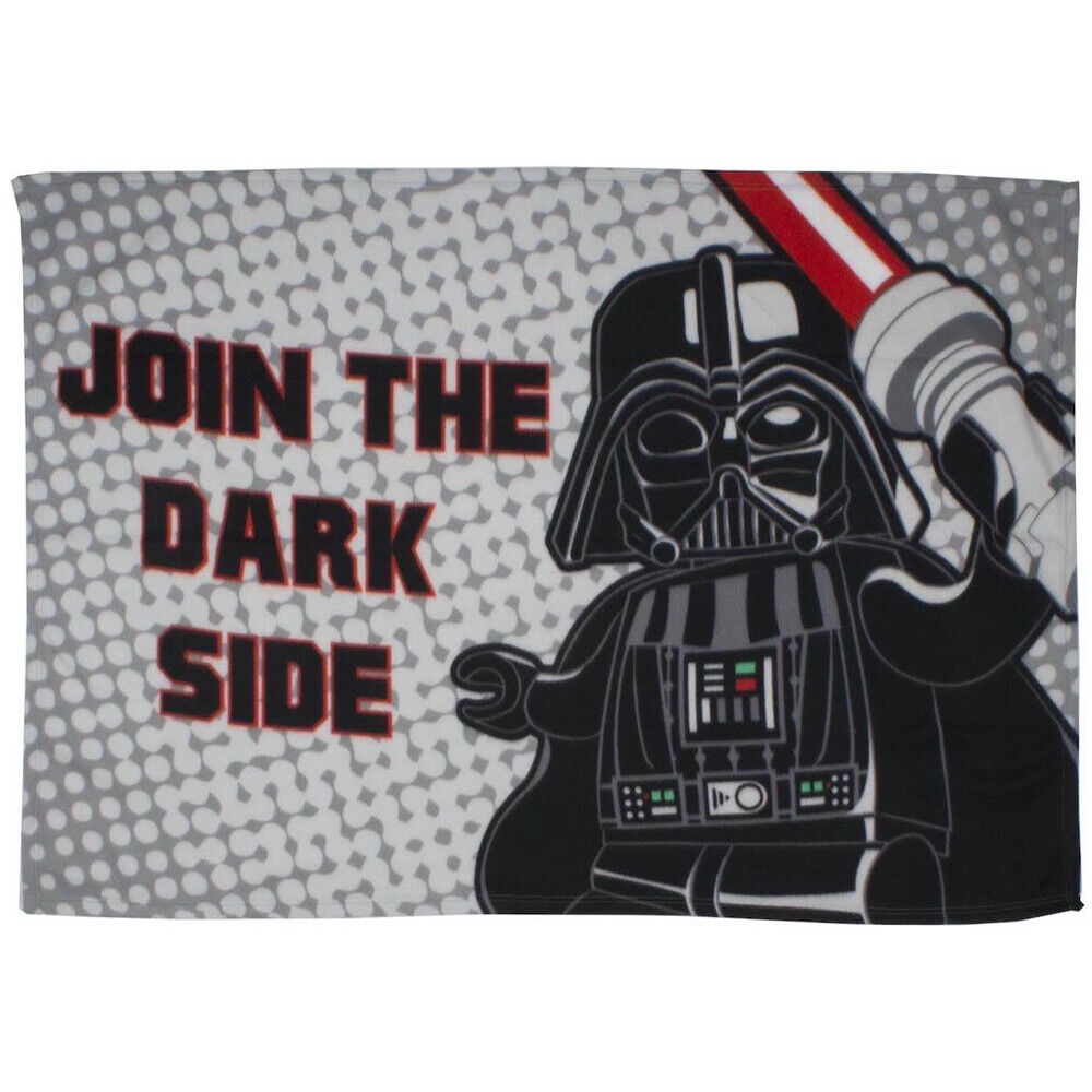 OFFICIAL LEGO STAR WARS FLEECE BLANKET CHILDS DARKSIDE DARTH VADER DISNEY THROW EBay