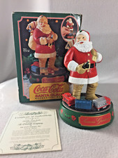 Coca Cola Santa Claus Mechanical Coin Bank Vintage Ertl 1993