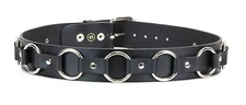 Strap Bondage Belt O Ring Leather Strap Punk Goth GNR Thrashmetal Sid Vicious