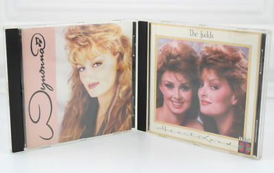 THE JUDDS AND WYNONNA JUDD  - LOT OF 2 CDS - HEARTLAND AND SELF TITLE WYNONNA