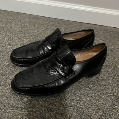 Freeman Black Leather Dress Shoes Size 10 US Bodie in Black – Freeman Footwear main image 4