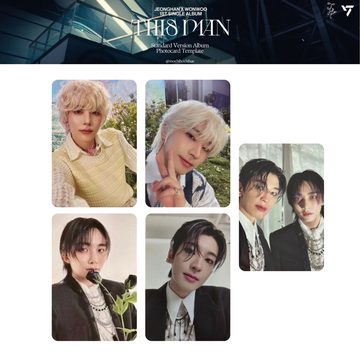 JEONGHAN X WONWOO THIS MAN Standard Ver. 1ST SINGLE ALBUM official