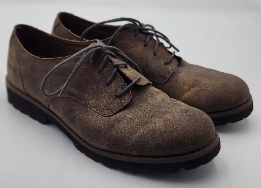 Brogues By BOC Olive Brown V.Suede Lace Up Casual Oxfords Shoes Mens Size 9 M US