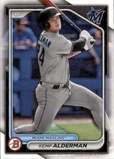 2024 BOWMAN PROSPECT MIAMI MARLINS - KEMP ALDERMAN #BP-82