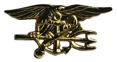 6 Pack US Navy Seal Trident Gold Motorcycle Hat Cap Lapel Pin MS-482