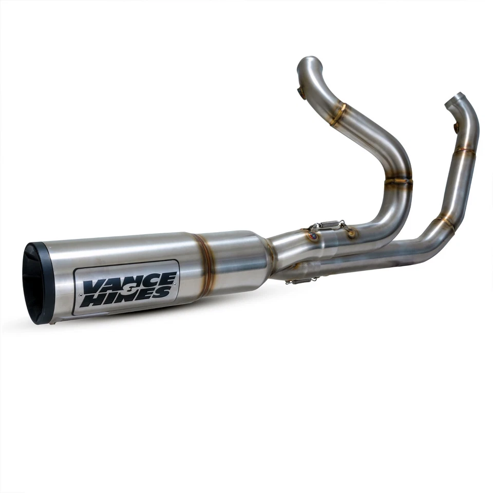Vance & Hines Brushed Hi-Output RR Exhaust For 2017-2023 Harley Davidson Touring Foto 2 de 4