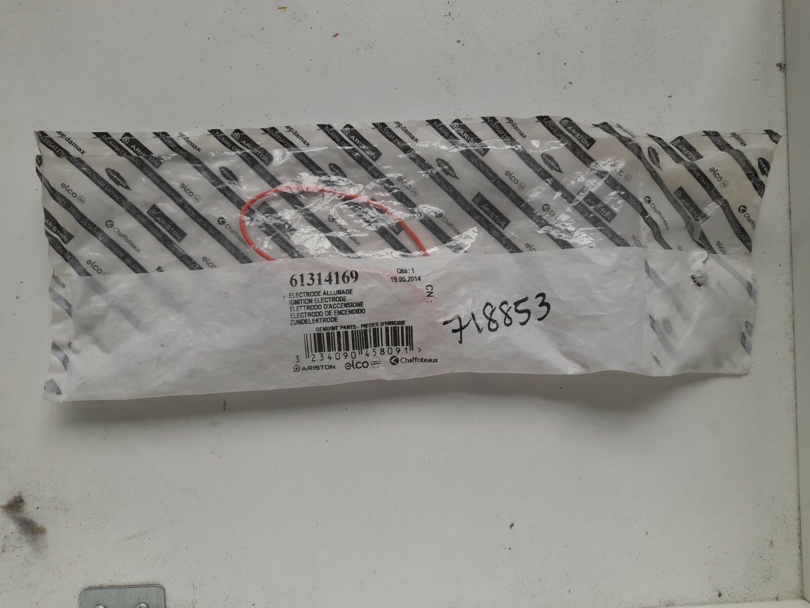 ARISTON CHAFFOTEAUX 61314169 IGNITION ELECTRODE