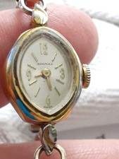Signal Vintage Women's Wind-Up Wristwatch Metal Expansion Band For Repair/parts