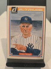 1983 Donruss Hall of Fame Heroes Casey Stengel HOF #37 New York Yankees