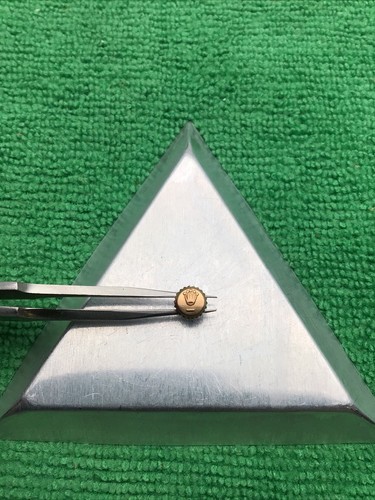 Genuine Rolex 24-600-8 18k Rose Gold Crown Preowned (EB)