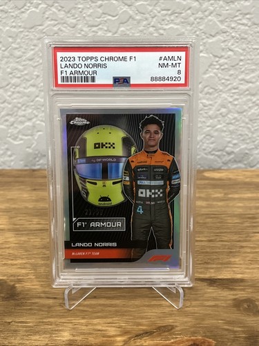 Lando Norris #AM-LN — 2023 Topps Chrome Formula 1 Armour racing card