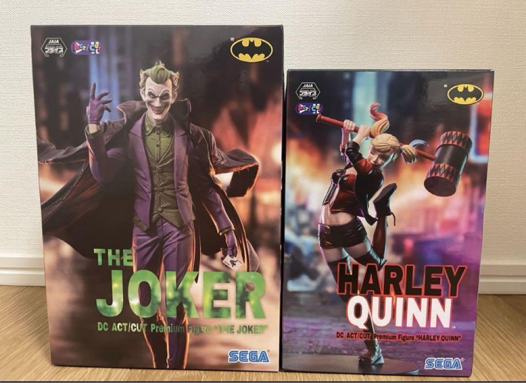THe JOKER HARLEY QUINN Figure 2Set SEGA DC ACT/CUT Premium THe JOKER HARLEY QUINN Figure 2Set SEGA DC ACT/CUT Premium