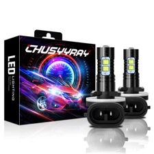 6000K White High Power 881 LED Bulb Fog Driving Light Lamps for GMC Sierra 1500