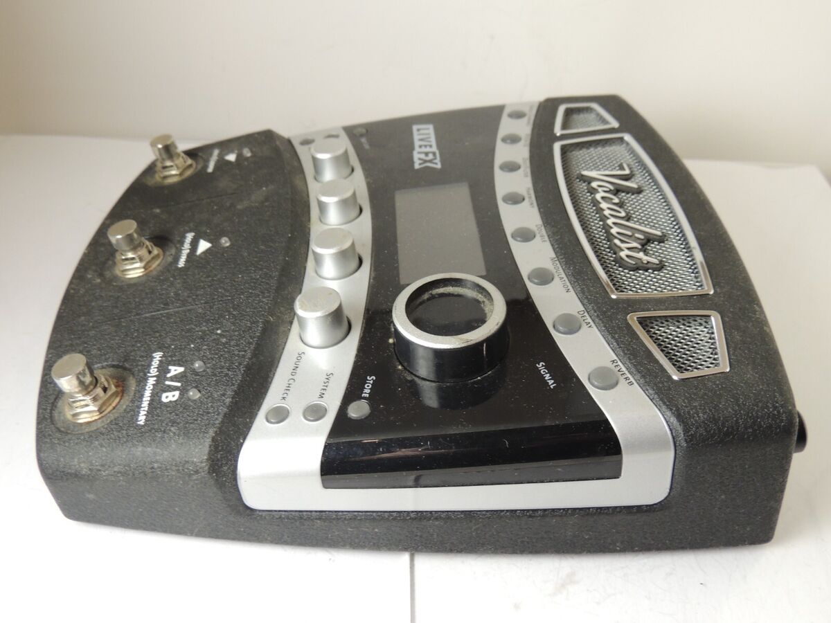 Digitech Vocalist Live FX Vocal Effects Pedal Harmonizer Digitech Vocalist Live FX Vocal Effects Pedal Harmonizer