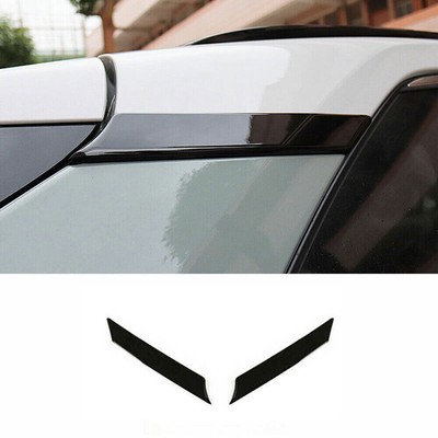 Glossy Black Rear Door Window C Pillar Post Decors Lid For Toyota RAV4 2019-2024