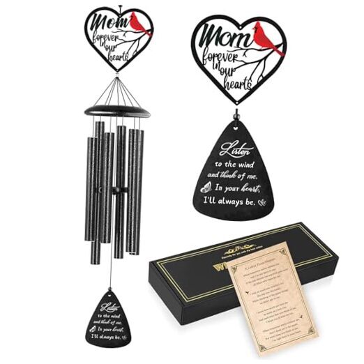 Sympathy Gifts for Loss of Mom, Memorial Wind Chimes for Loss of Memorial Mom