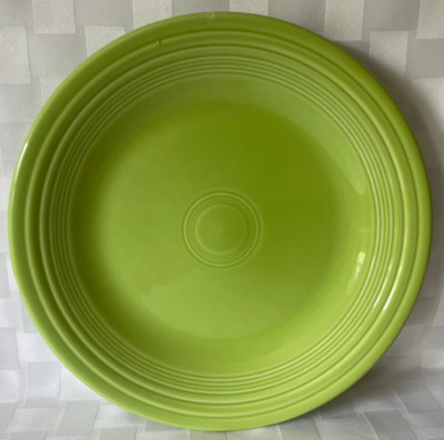 Retired FIESTA Chartreuse Green 10.5'' Classic Dinner Plate Backstamp MMD 1998